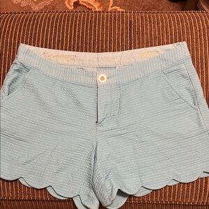 Lilly Pulitzer Women's Light Blue buttercup shorts